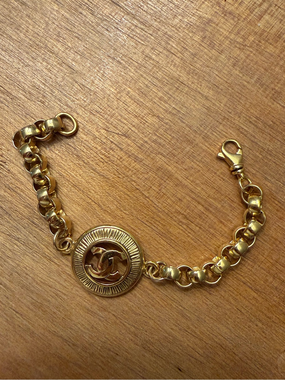 Vintage Chanel Button Bracelet